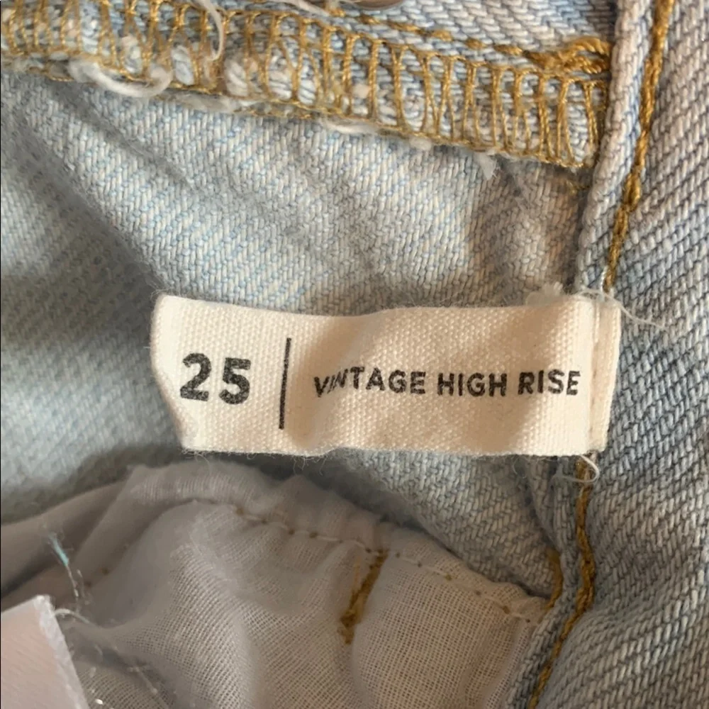 PacSun Size 25 Light Blue Denim Women's Shorts Vintage High Rise